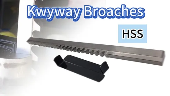Ruizuan HSS Keyway Broaches Push Type Broaching Cutter Hole Broaching High Speed Steel Set Round Broaches